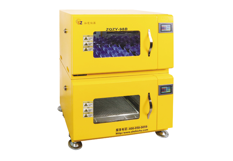 積み重ね可能なインキュベーターシェーカーZQZY-98A B C (各シェーカー176L)